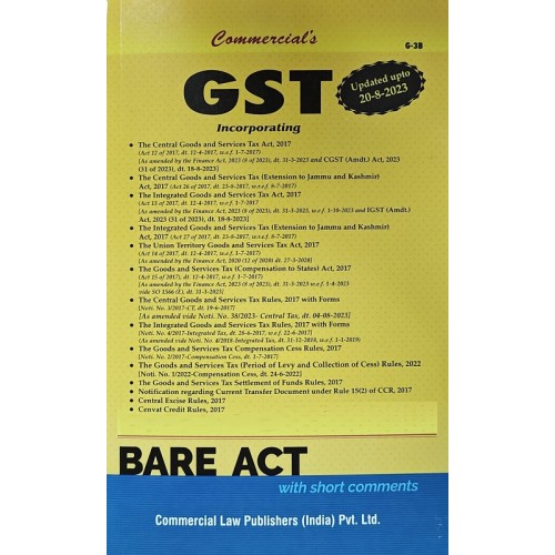 Commercial's GST Bare Act 2024